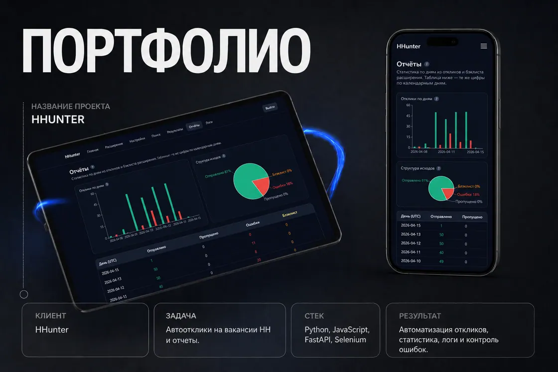 HHunter — скриншот проекта NeoSampTech